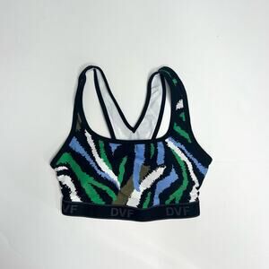 Diane Von Furstenberg x Target Disco Zebra Sports Bra